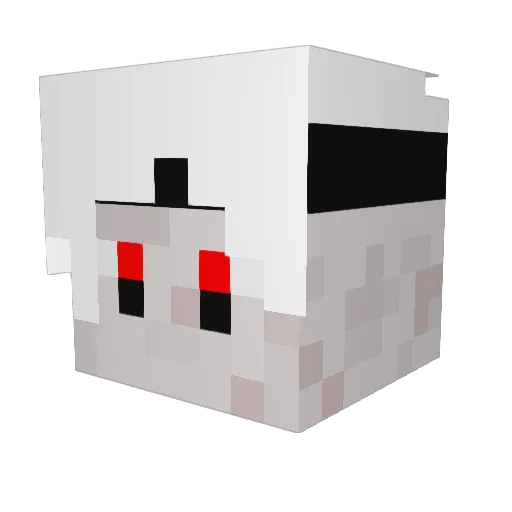 SLIPIT002 Minecraft avatar head, 3D render