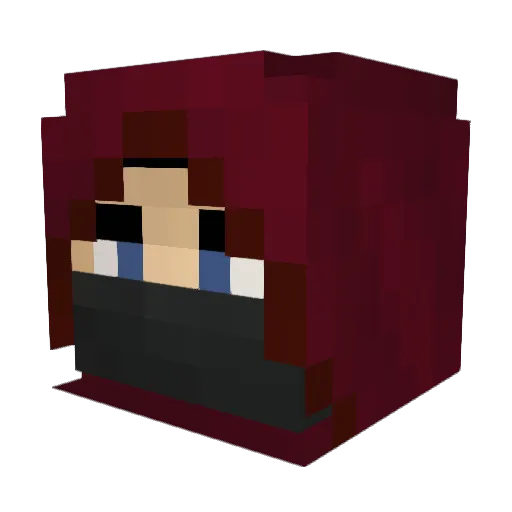 SLIVER11111 Minecraft avatar head, 3D render