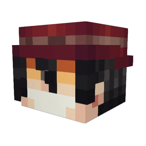 SLOTH51N Minecraft avatar head, 3D render