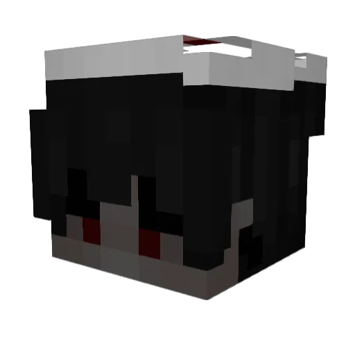 SLOTH_099 Minecraft avatar head, 3D render