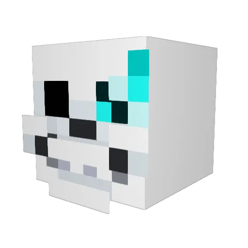 SLOTH_BOY_69 Minecraft avatar head, 3D render