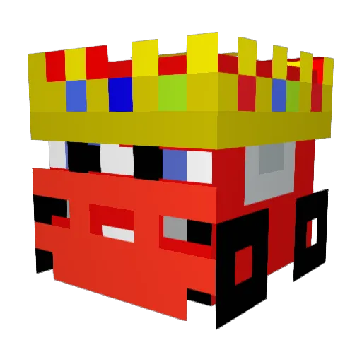 SLOXZYY Minecraft avatar head, 3D render