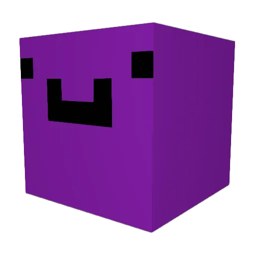 SLOminded Minecraft avatar head, 3D render