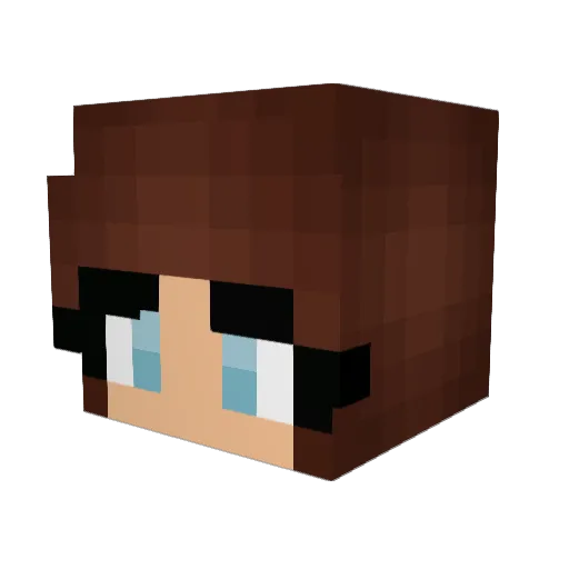 SLTCROFT Minecraft avatar head, 3D render