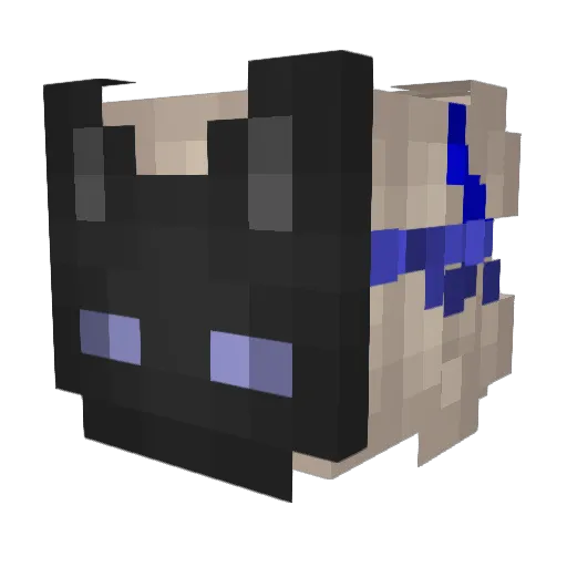 SLURMMPS Minecraft avatar head, 3D render
