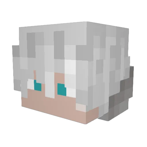SLeZyyy Minecraft avatar head, 3D render