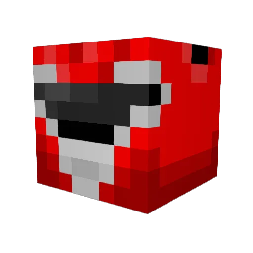 SLi11 Minecraft avatar head, 3D render