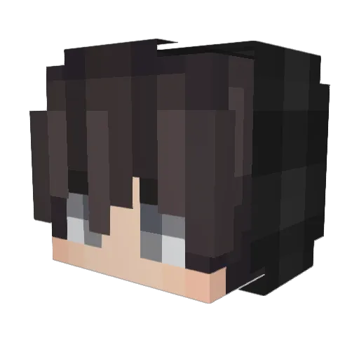 SLiyou Minecraft avatar head, 3D render