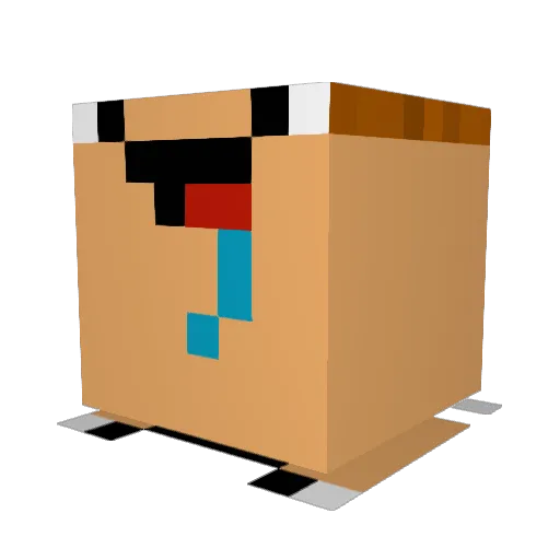 SMACKS024 Minecraft avatar head, 3D render