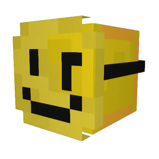 SMAYLUK302 Minecraft avatar head, 3D render