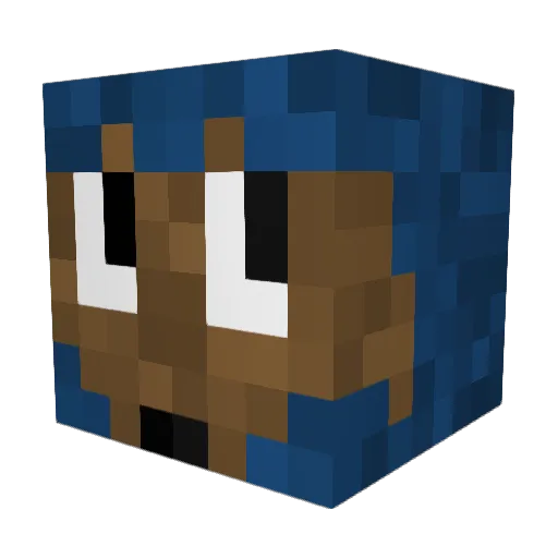 SMAYPAN Minecraft avatar head, 3D render