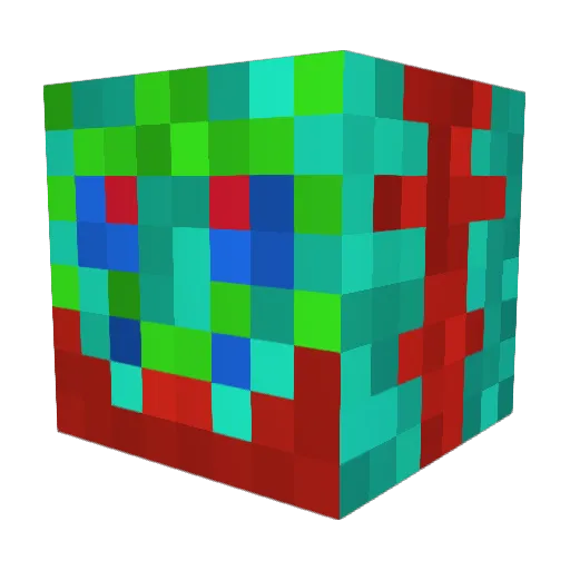 SMD6969 Minecraft avatar head, 3D render