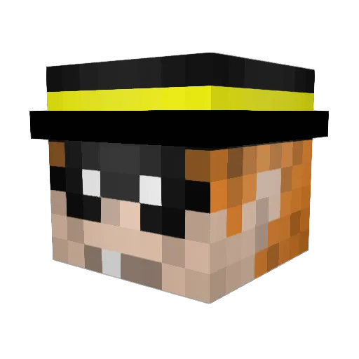 SMDX2012 Minecraft avatar head, 3D render