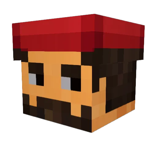 SMISS97 Minecraft avatar head, 3D render