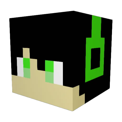 SMOESHZ Minecraft avatar head, 3D render