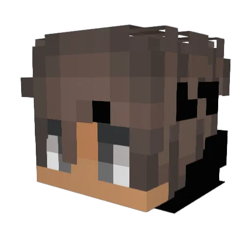 SMOKEY8281 Minecraft avatar head, 3D render