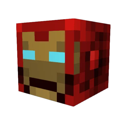 SMOLE Minecraft avatar head, 3D render