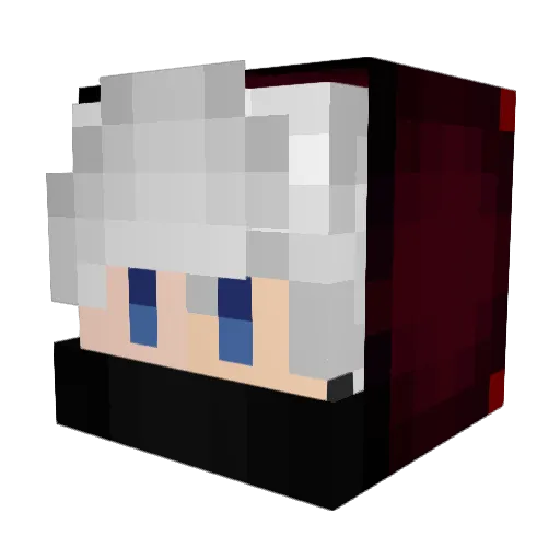 SMOUKEUUR Minecraft avatar head, 3D render