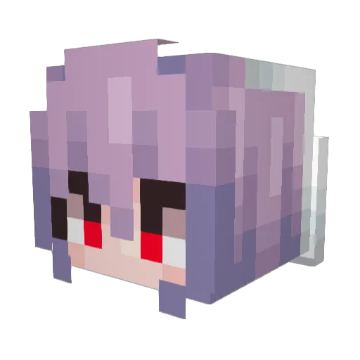 SMPLIVES Minecraft avatar head, 3D render