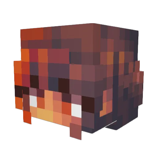 SMSGamer Minecraft avatar head, 3D render