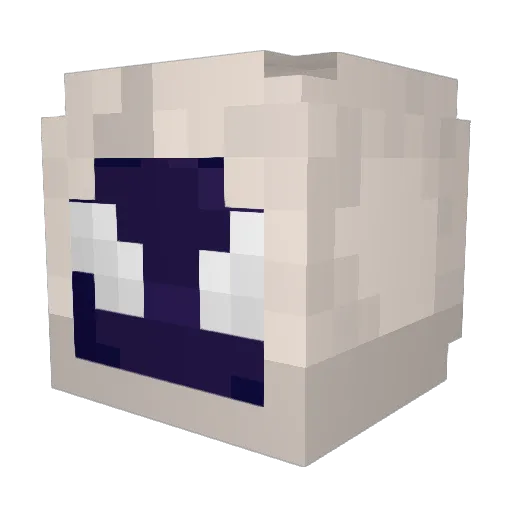 SMTHNSPOON Minecraft avatar head, 3D render