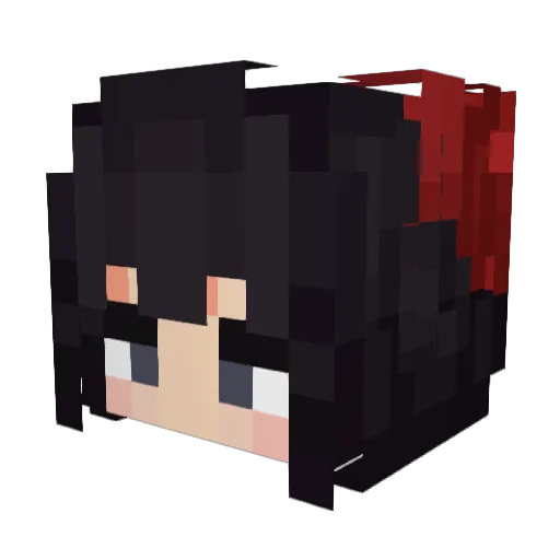 SMTVV Minecraft avatar head, 3D render