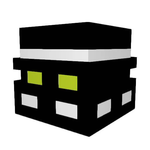SMZG Minecraft avatar head, 3D render