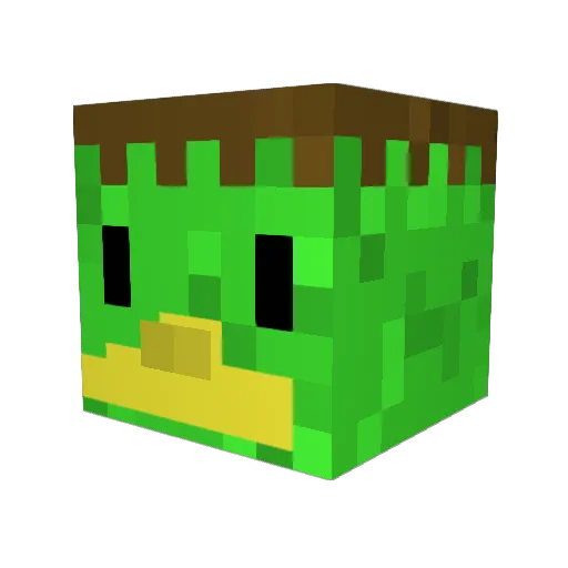 SMenefee Minecraft avatar head, 3D render