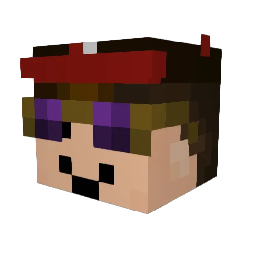 SMlestops Minecraft avatar head, 3D render