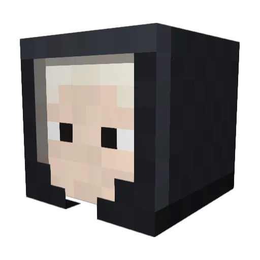 SMudJeS Minecraft avatar head, 3D render