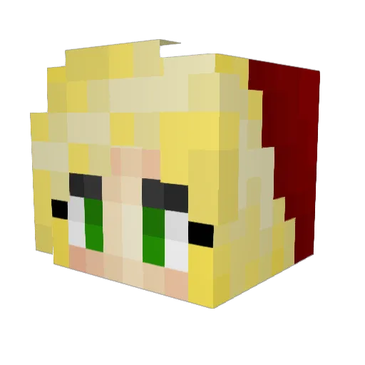 SMurph28 Minecraft avatar head, 3D render