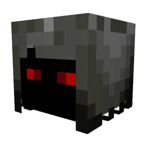 SMushrooms Minecraft avatar head, 3D render