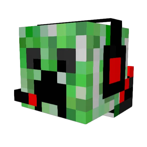 SN2Player Minecraft avatar head, 3D render