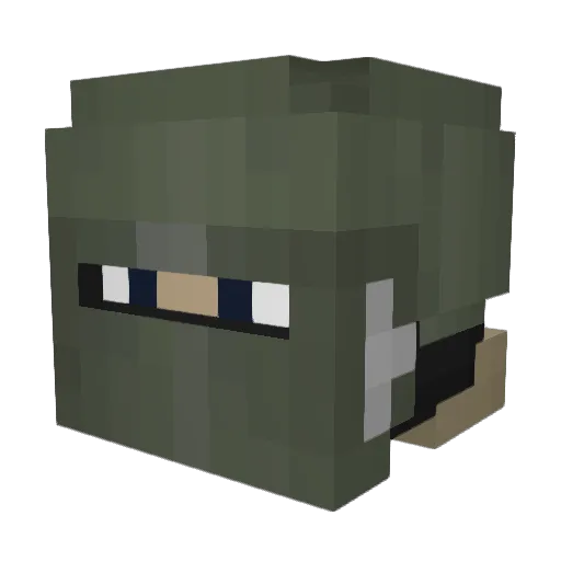 SN3PIC_YT Minecraft avatar head, 3D render