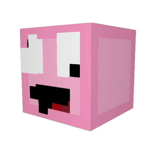 SNAPPIERGOOSE89 Minecraft avatar head, 3D render
