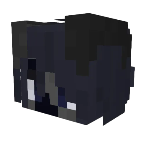 SNAeddie Minecraft avatar head, 3D render