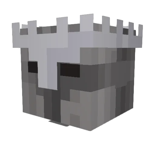 SNILLEPUS Minecraft avatar head, 3D render