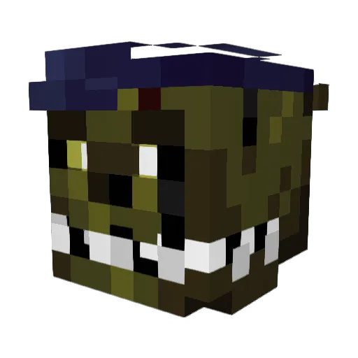 SNIPERlolg59 Minecraft avatar head, 3D render