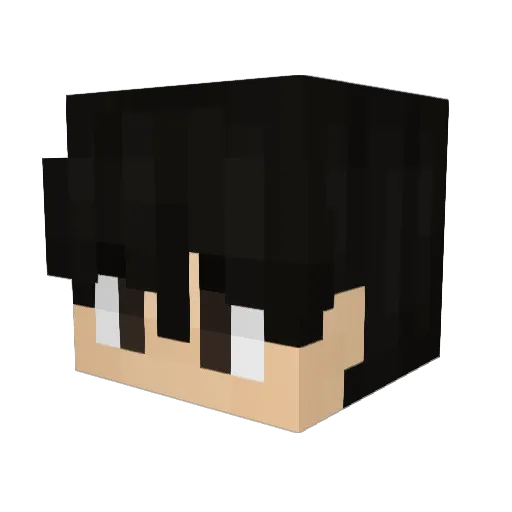 SNIPERuWn Minecraft avatar head, 3D render
