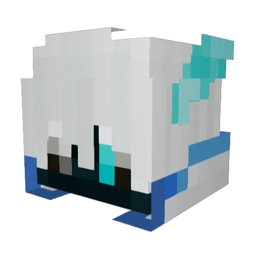 SNJACK83 Minecraft avatar head, 3D render