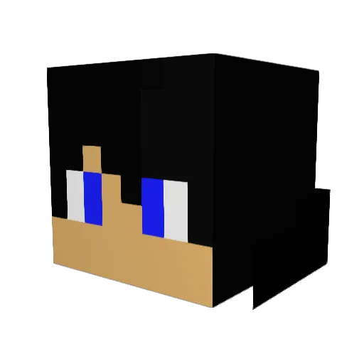 SNOWYGHOST210 Minecraft avatar head, 3D render