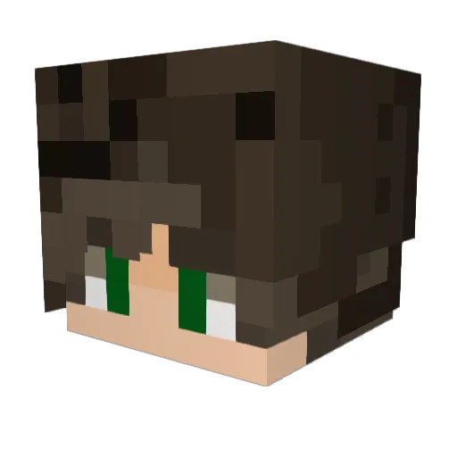 SNO_Billy Minecraft avatar head, 3D render