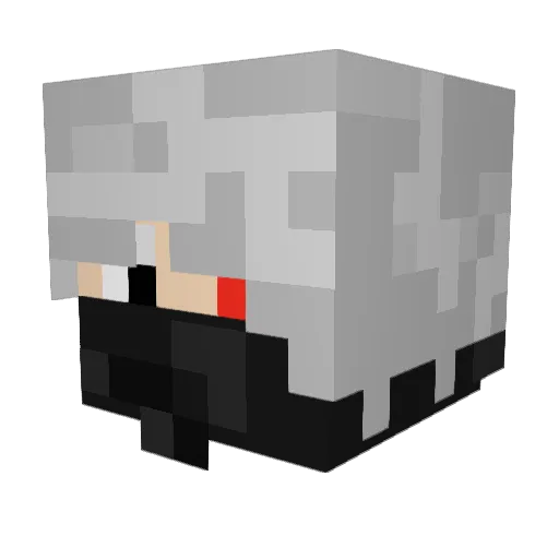 SNSHyper5 Minecraft avatar head, 3D render
