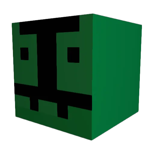 SN_Driver777 Minecraft avatar head, 3D render