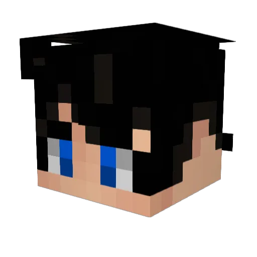 SNark05 Minecraft avatar head, 3D render