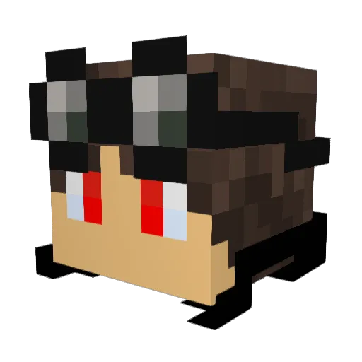 SNiPzz_Yr_Ass Minecraft avatar head, 3D render