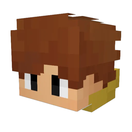 SOAD4 Minecraft avatar head, 3D render