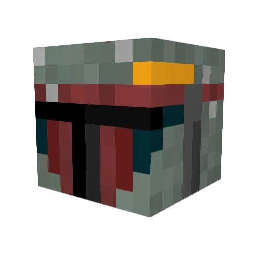 SOAP_NOBLE Minecraft avatar head, 3D render
