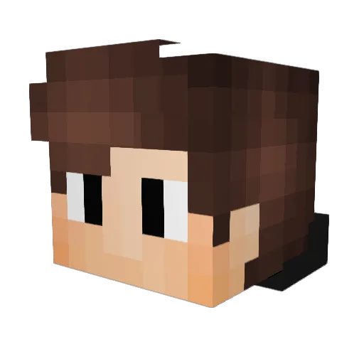 SODALIX1501 Minecraft avatar head, 3D render
