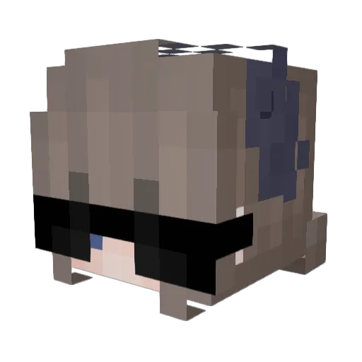 SODENG Minecraft avatar head, 3D render